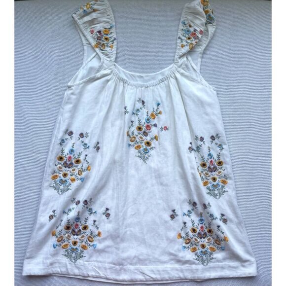 NEW Free People Wildflower Embroidered Mini Dress - Picture 4 of 7